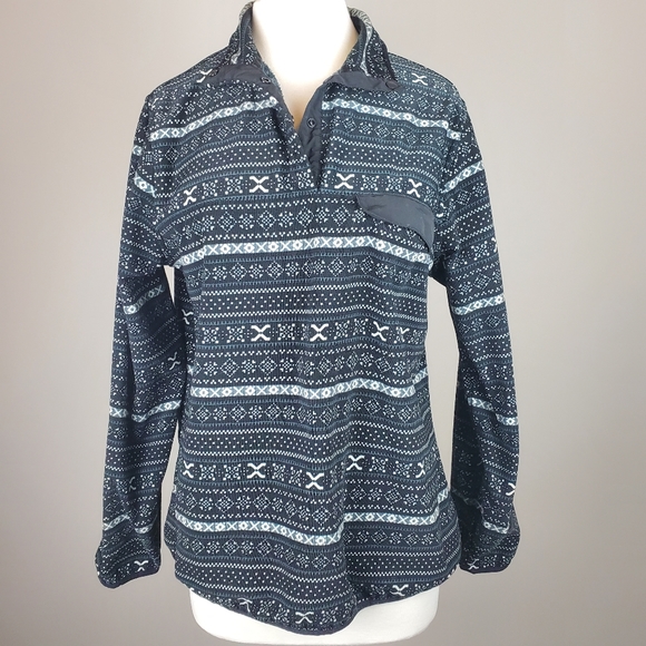 Jachs Tops - Jachs Fairisle Style Fleece Pullover